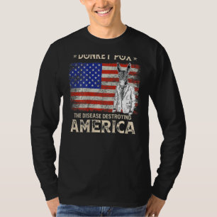 T-shirt Variole du âne La maladie qui détruit l'Amérique