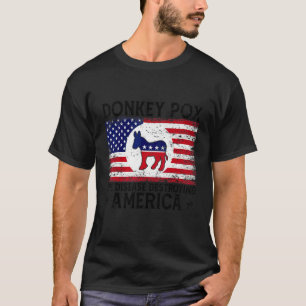 T-shirt Variole du âne La maladie qui détruit l'Amérique D
