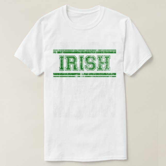 T-shirt Varsity Vintage d'Irlande DS (Design devant)