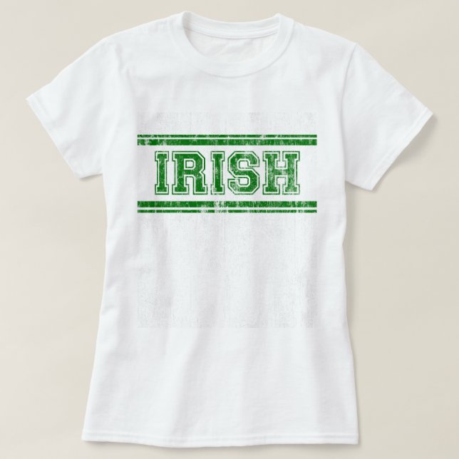 T-shirt Varsity Vintage d'Irlande DS (Design devant)