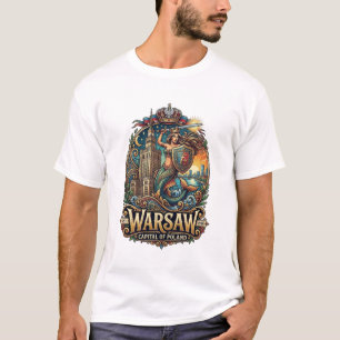 T-shirt Varsovie, Pologne