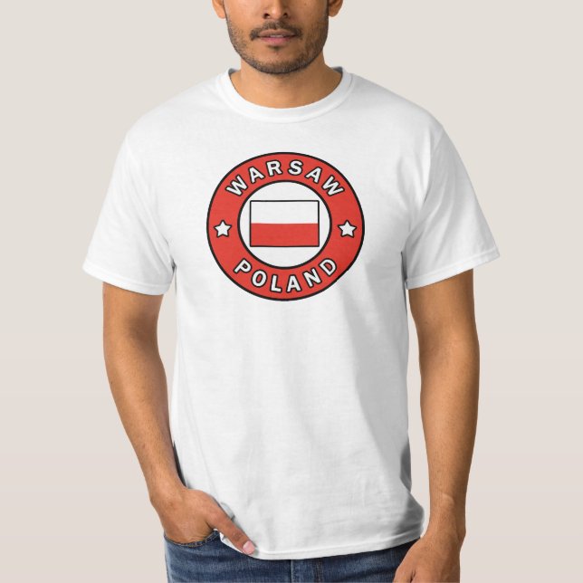 T-shirt Varsovie Pologne (Devant)