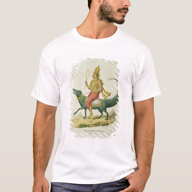 T-shirt Varuna, Dieu des océans, gravé par Charles Eti (Devant)