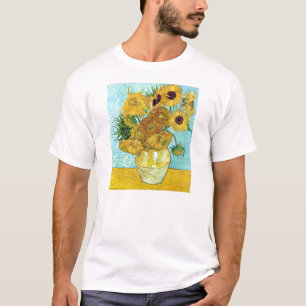 T-shirt Vase avec douze tournesols par Vincent van Gogh
