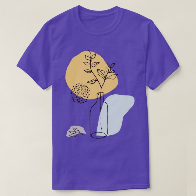 T-shirt Vase de fleurs Abstrait 4 (Design devant)