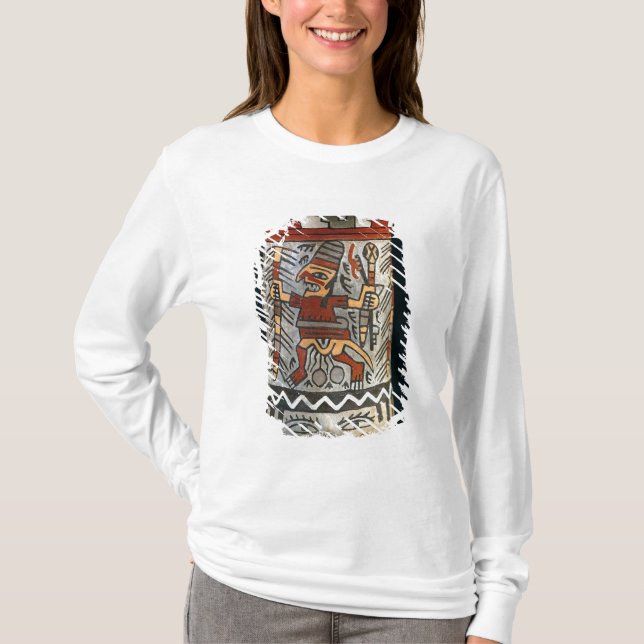 T-shirt Vase dépeignant une scène agricole (Devant)