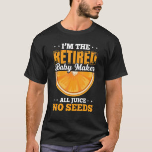 T-shirt Vasectomie des hommes Vasectomie de bébé retraité