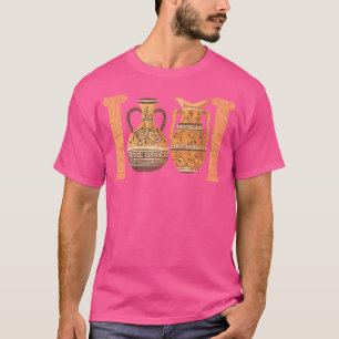 T-shirt Vases en poterie grecque Artiste céramique
