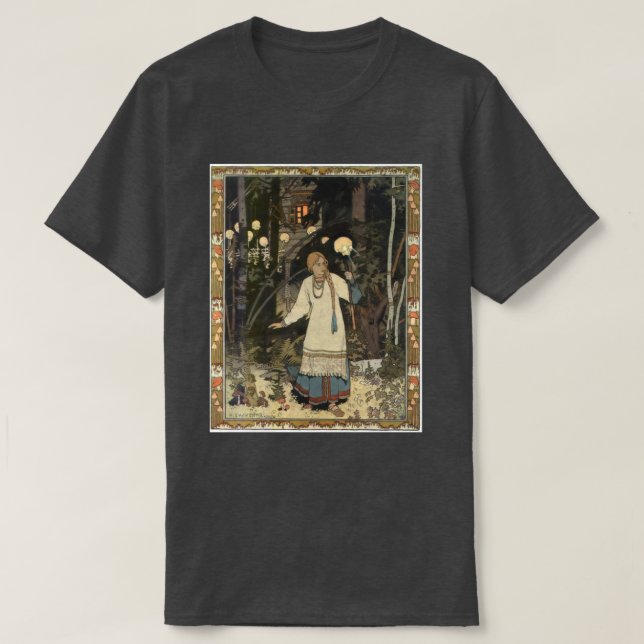 T-shirt Vasilisa le beau - Russe Fairytail - 1 (Design devant)