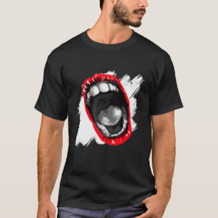 T-shirt Vaste bouche ouverte