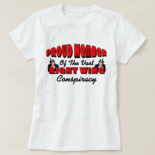 T-shirt Vaste conspiration de droite (Design devant)