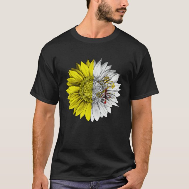 T-shirt Vatican City Flag Sunflower Vanticanien Root Proud (Devant)