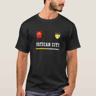 T-shirt Vatican Sport/Soccer Jersey Vêtements Drapeau Foot