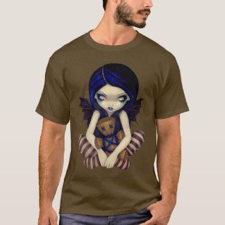 T-shirt Vaudou dans la chemise féerique gothique bleue