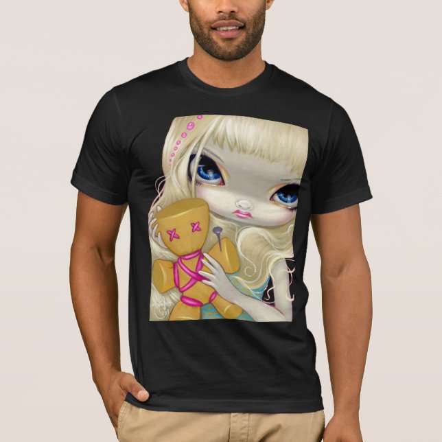 T-shirt Vaudou dans la chemise féerique gothique rose (Devant)