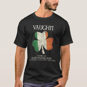 T-shirt Vaughn nom famille Irlande Maison irlandaise d'ell