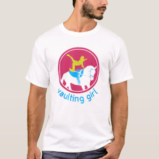 T-shirt Vaulting Girl Cheval Equestre Vaulting T shirt