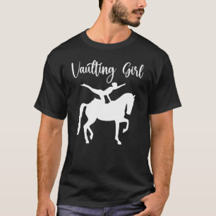 T-shirt Vaulting Girl Horse équitation 1