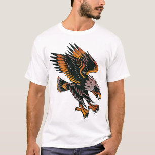 T-shirt vautour aigle old school tattoo