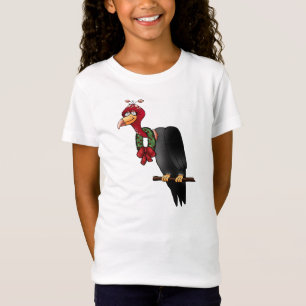 T-Shirt Vautour de bande dessinée de Noël