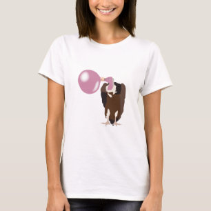 T-shirt Vautour de la bulle soufflant la bulle