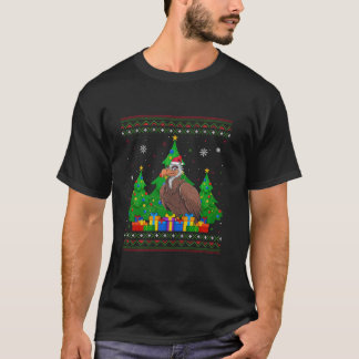 T-shirt Vautour de Noël, arbre de Noël et vautour de chape