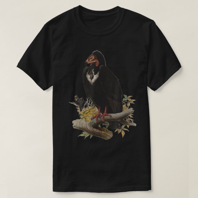 T-shirt Vautour vintage Dessin scientifique Turquie RedHea (Design devant)
