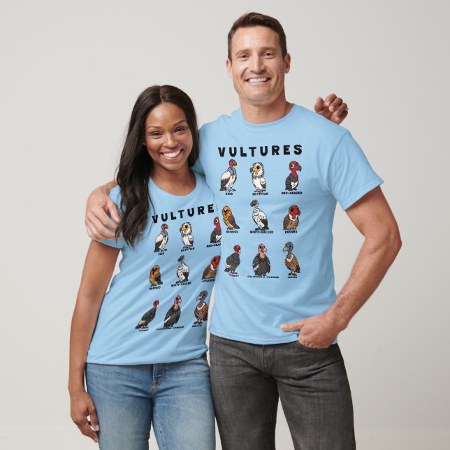 T-shirt Vautours de dessins animés du monde (Unisexe)