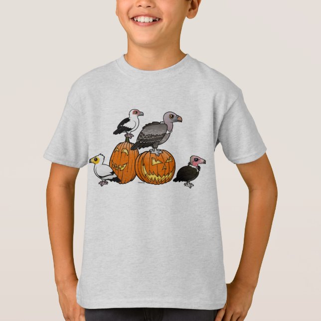 T-shirt Vautours de Halloween (Devant)