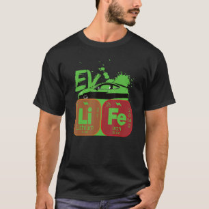 T-shirt VB Vie automobile Tableau périodique Véhicules éle