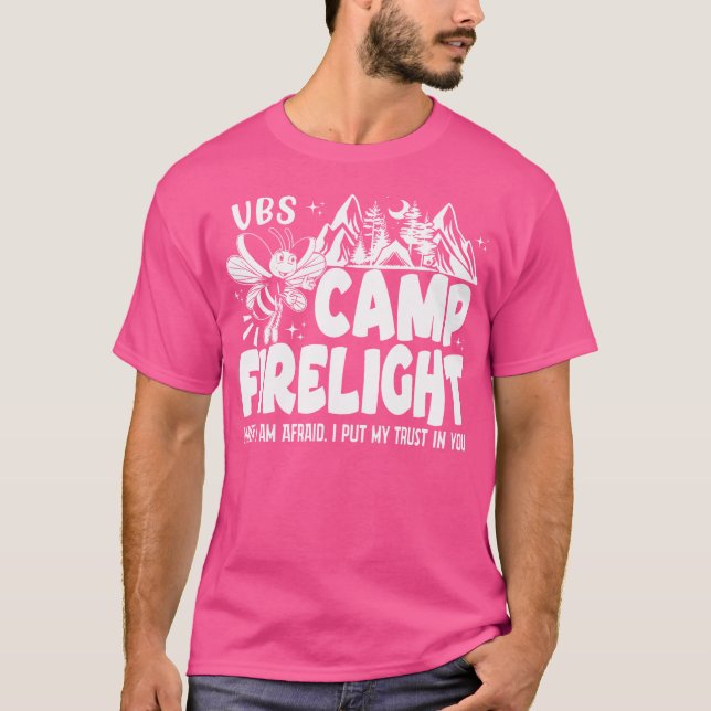 T-shirt Vbs Camp Firelight Vbs 2024 Vacation Bible School (Devant)