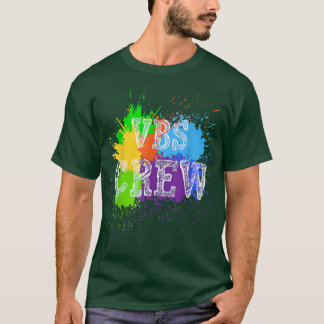 T-shirt VBS Crew Design Paint Splatter Vacation Bible Scho