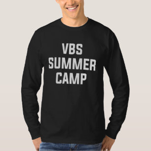 T-shirt Vbs Sumer Camp Vbs Mangez Sleep Vbs Répéter Vacanc