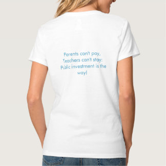 T-shirt Vc-cou féminin - Transformer la main-d'oeuvre d'EC