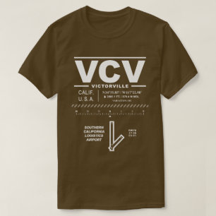 T-shirt VCV de l'aéroport logistique de Californie