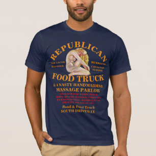 T-SHIRT VD MST DOULEUR BAS DU DOS TRUMP TRUMP PARTI RÉPUBL