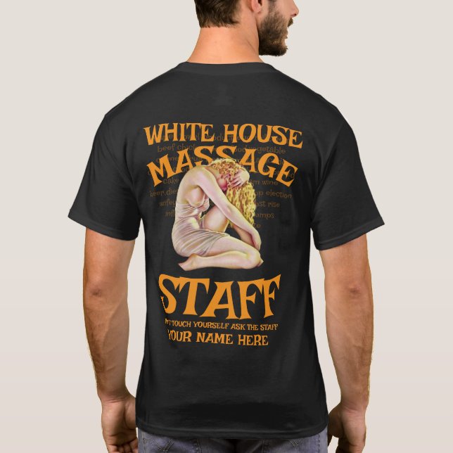 T-SHIRT VD MST HILLARY CLINTON SERVEUR COURRIEL DÉMOCRATE  (Dos)