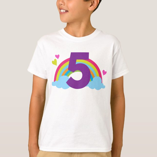 T-shirt Ve anniversaire des petites filles (Devant)