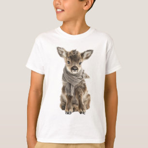 T-shirt Veau d'hiver dans une écharpe confortable Enfants