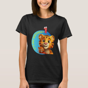 T-shirt Vebyhogh Tiger Anniversaire 1 An old C'est mon ann
