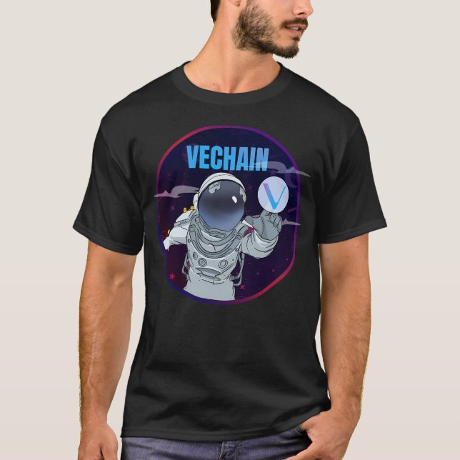T-shirt Vechain Crypto Astronaut (Devant)