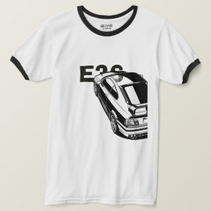 T-shirt Vecteur artistique de sonnerie T-S de voiture de s