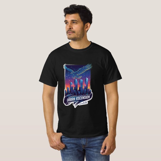 T-shirt Vecteur Cyber-Nature (Devant entier)