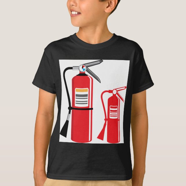 T-shirt Vecteur d'extincteur (Devant)