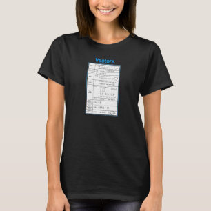 T-shirt Vecteurs de mathématiques pédagogiques (V2)