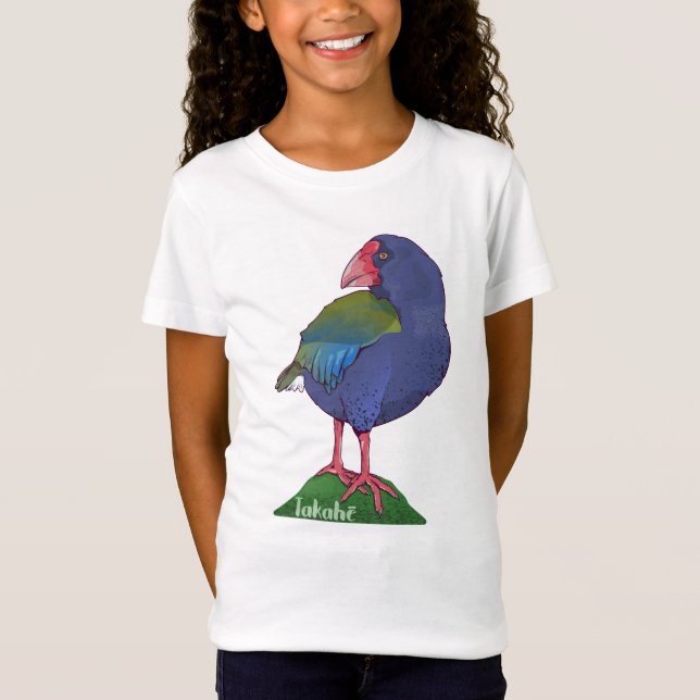 T-Shirt Vector takahe New Zealand Bird (Devant)