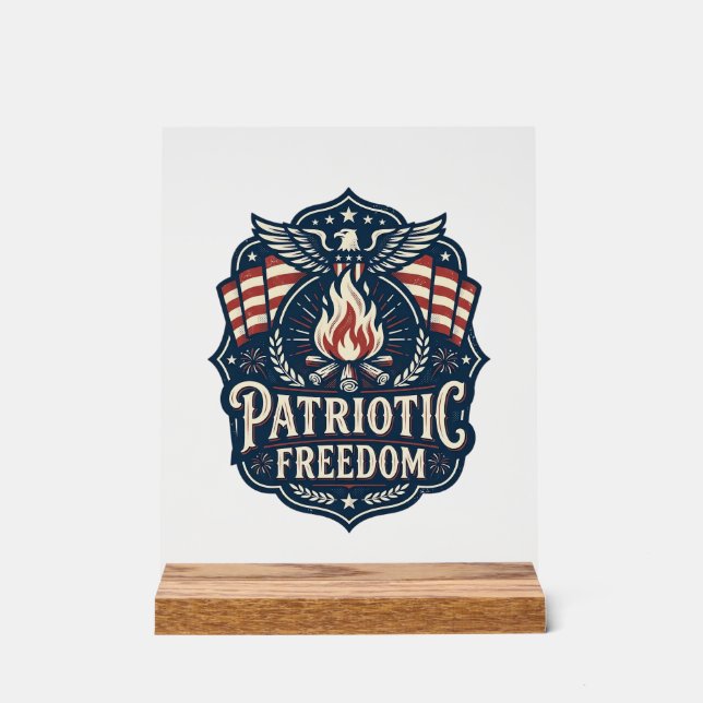 T-shirt vectoriel graphique nuit de feu patriotiqu (Recto)