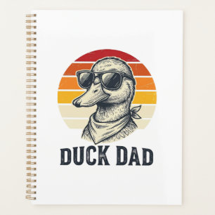 T-shirt vectoriel lunettes de soleil canard vintag