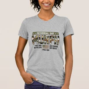 T-shirt vectoriel vintage pour entraînement Murph
