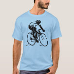 T-shirt Vectorized Bike Rider Cycling<br><div class="desc">Bicycle Racer</div>